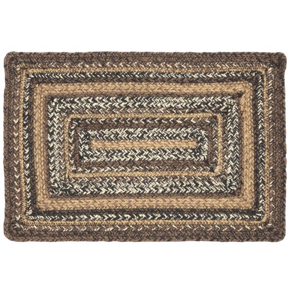 VHC-67243 - Espresso Jute Rect Placemat 12x18