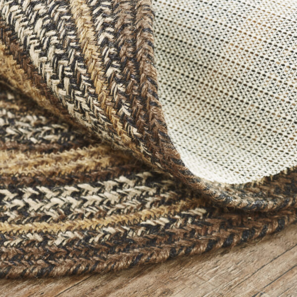 VHC-67224 - Espresso Jute Rug Oval w/ Pad 20x30