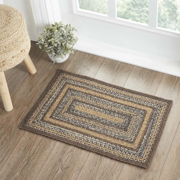 VHC-67231 - Espresso Jute Rug Rect w/ Pad 20x30