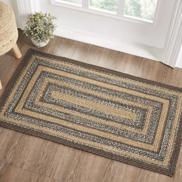 VHC-67232 - Espresso Jute Rug Rect w/ Pad 27x48