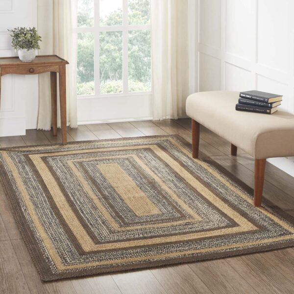 VHC-67235 - Espresso Jute Rug Rect w/ Pad 60x96