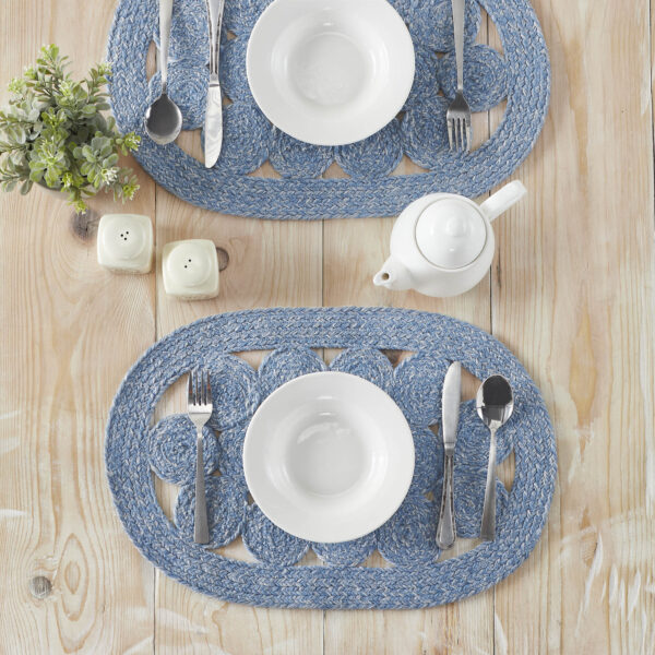 VHC-83404 - Celeste Blended Blue Indoor/Outdoor Placemat 13x19