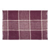 VHC-84039 - Eston Burgundy Tan Plaid Placemat Set of 2 13x19