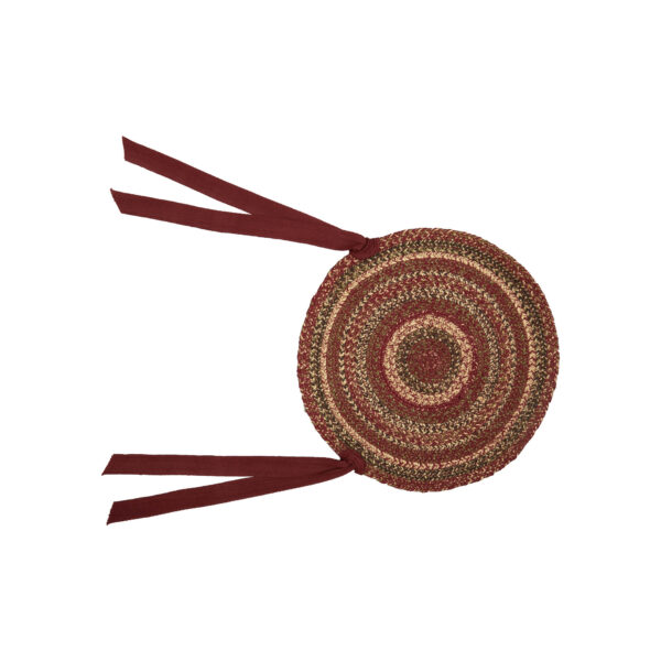 VHC-45781 - Cider Mill Jute Chair Pad 15 inch Diameter Set of 6