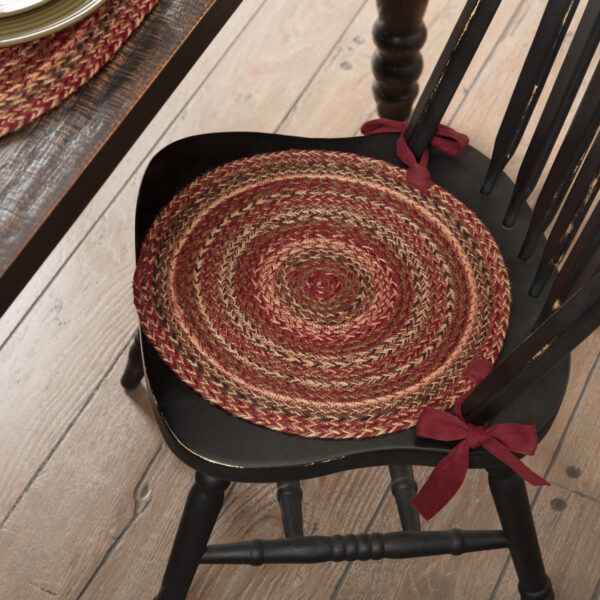 Cider Mill Jute Chair Pad 15 inch Diameter Set of 6 - Image 6
