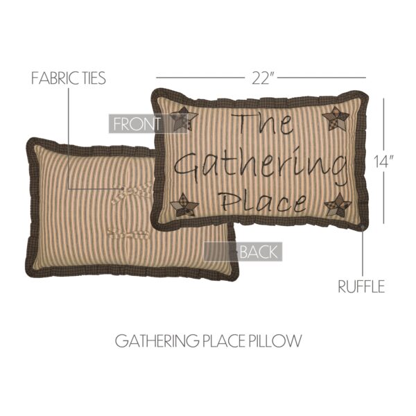 VHC-56681 - Farmhouse Star Gathering Place Pillow 14x22