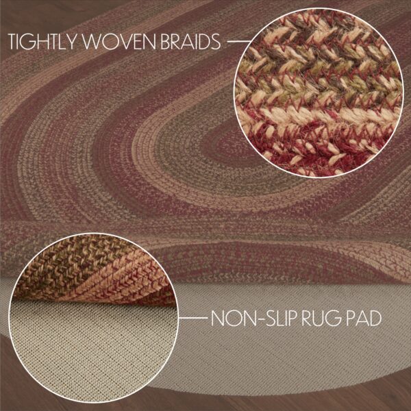 VHC-69461 - Cider Mill Jute Rug Oval w/ Pad 60x96