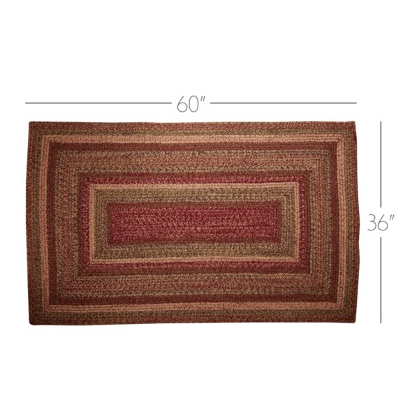 VHC-69462 - Cider Mill Jute Rug Rect w/ Pad 36x60