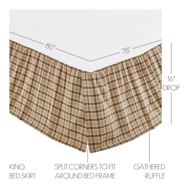 VHC-80317 - Cider Mill King Bed Skirt 78x80x16