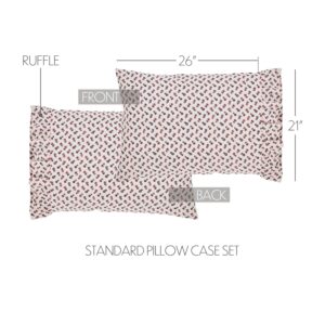 VHC-80356 - Florette Ruffled Standard Pillow Case Set of 2 21x26+4
