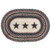 VHC-67023 - Colonial Star Jute Oval Placemat 12x18