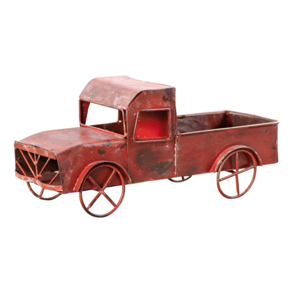 Vintage Red Rustic Red Truck