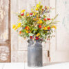 Vintage Galvanized Vintage Milk Can Home Accents
