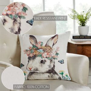 VHC-81151 - Garden Bunny Pillow 18x18