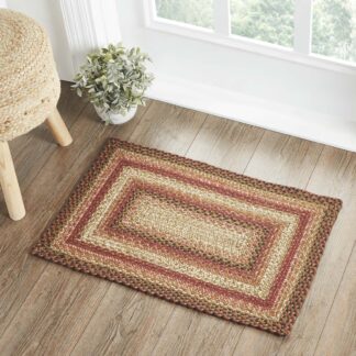 VHC-67117 - Ginger Spice Jute Rug Rect w/ Pad 20x30