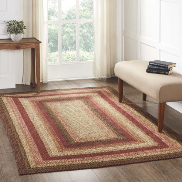 VHC-67121 - Ginger Spice Jute Rug Rect w/ Pad 60x96