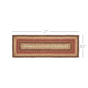 VHC-67108 - Ginger Spice Jute Stair Tread Rect Latex 8.5x27