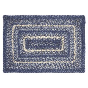 VHC-67099 - Great Falls Blue Jute Rect Placemat 12x18