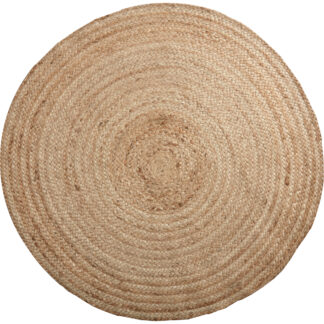 Farmhouse Harlow Jute Rug w/ Pad 3ft Round by April & Olive