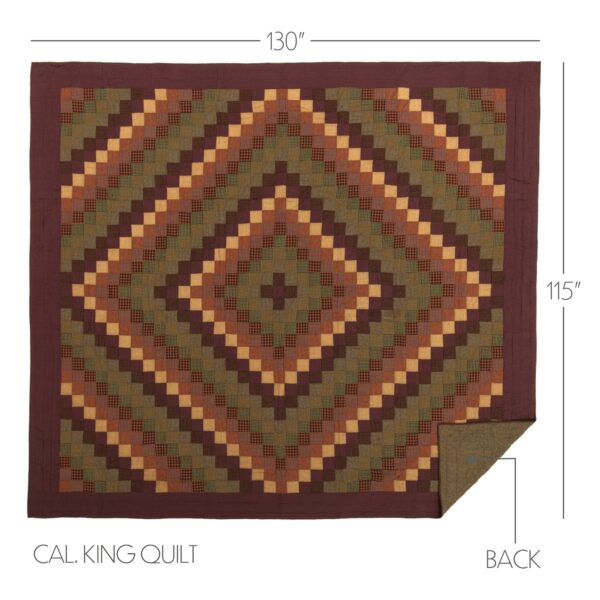 VHC-45603 - Heritage Farms California King Quilt 130Wx115L