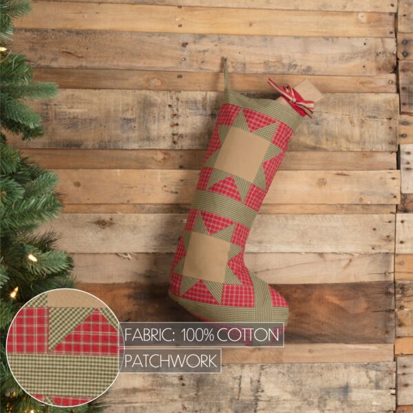 VHC-42478 - Dolly Star Red Patch Stocking 12x20