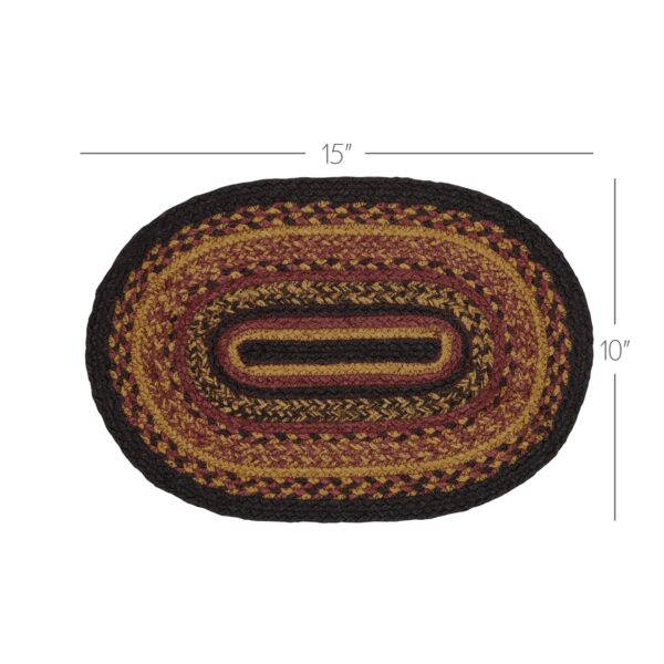 VHC-81362 - Heritage Farms Jute Oval Placemat 10x15