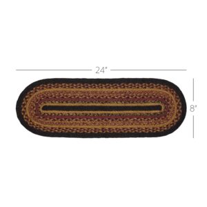 VHC-81365 - Heritage Farms Jute Oval Runner 8x24