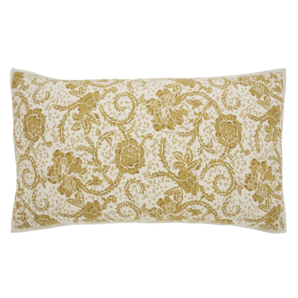 VHC-81193 - Dorset Gold Floral King Sham 21x37