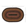VHC-81371 - Heritage Farms Jute Rug Oval w/ Pad 20x30