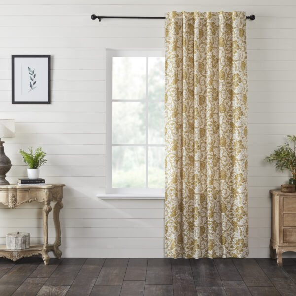 VHC-81198 - Dorset Gold Floral Panel 96x50