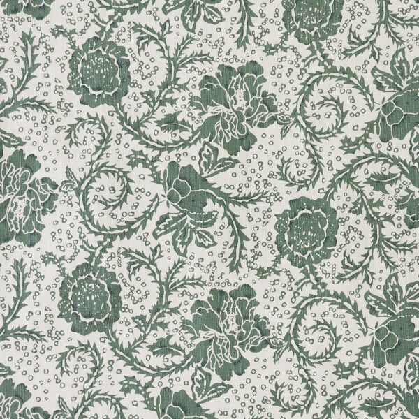 VHC-81217 - Dorset Green Floral Fabric Euro Sham 26x26