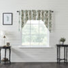 VHC-81229 - Dorset Green Floral Swag Set of 2 36x36x16