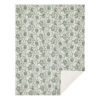 VHC-81213 - Dorset Green Floral Twin Quilt 68Wx86L