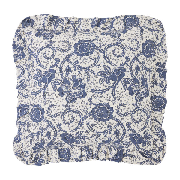 VHC-81242 - Dorset Navy Floral Fabric Euro Sham 26x26