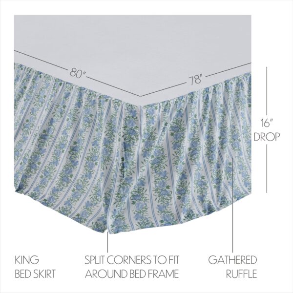 VHC-81156 - Jolie King Bed Skirt 78x80x16