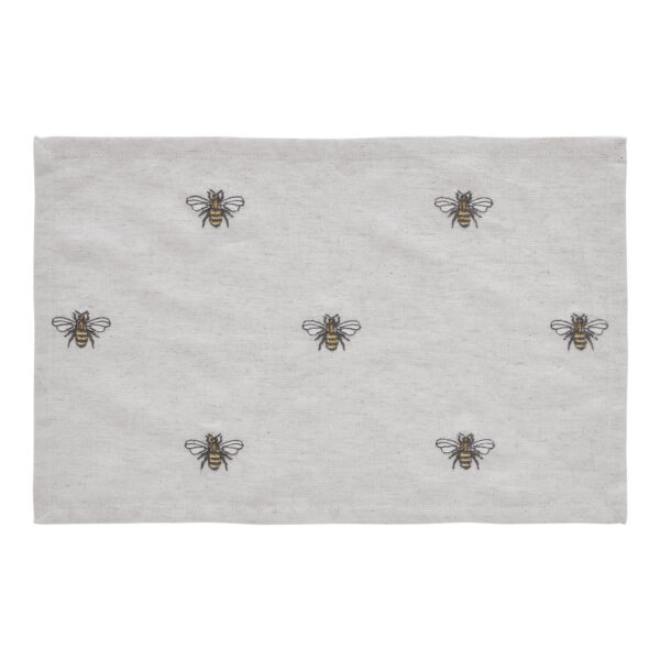 VHC-81268 - Embroidered Bee Placemat Set of 6 12x18