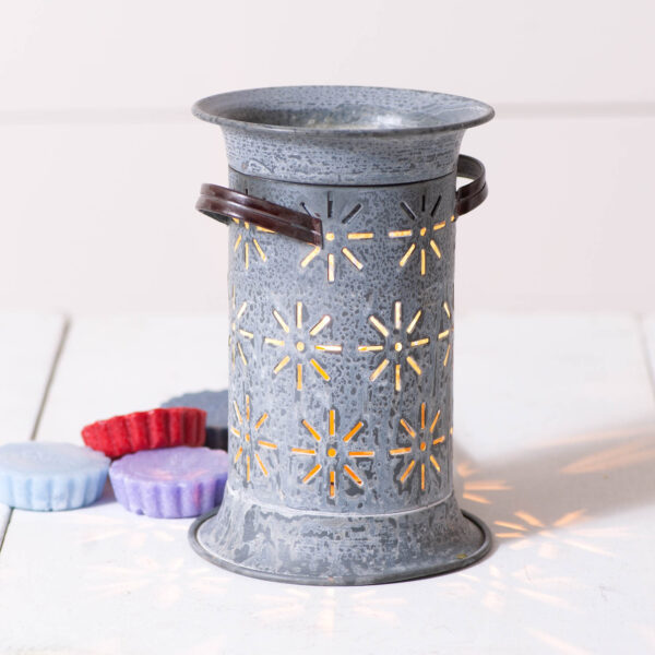 Starburst Wax Melter in Weathered Zinc Wax Melters