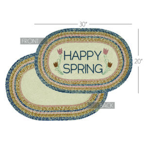 VHC-83414 - Kaila Happy Spring Jute Rug Oval w/ Pad 20x30