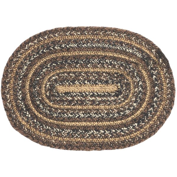 VHC-67244 - Espresso Jute Oval Placemat 10x15