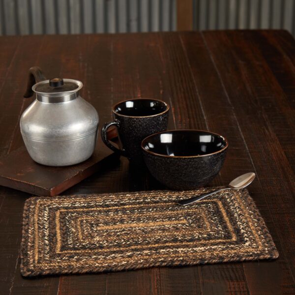 VHC-67245 - Espresso Jute Rect Placemat 10x15