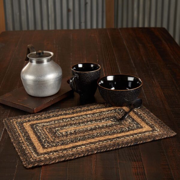 VHC-67243 - Espresso Jute Rect Placemat 12x18