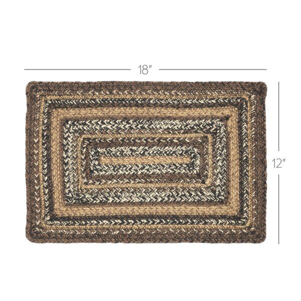VHC-67243 - Espresso Jute Rect Placemat 12x18