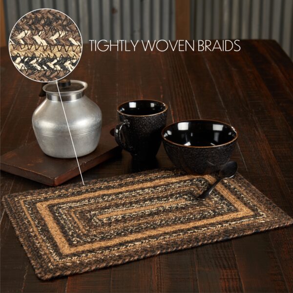 VHC-67243 - Espresso Jute Rect Placemat 12x18