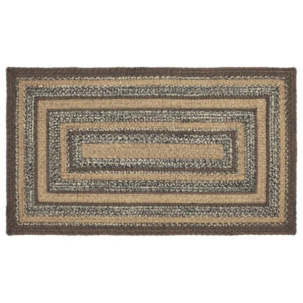 VHC-67232 - Espresso Jute Rug Rect w/ Pad 27x48