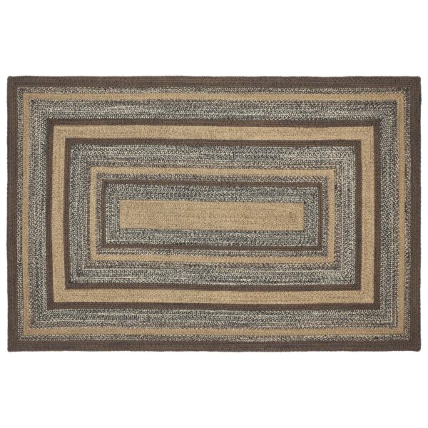 VHC-67235 - Espresso Jute Rug Rect w/ Pad 60x96