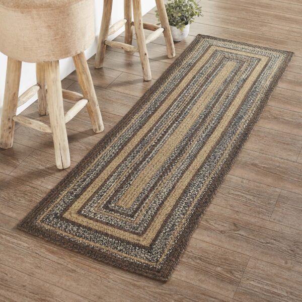 VHC-67233 - Espresso Jute Rug/Runner Rect w/ Pad 22x72