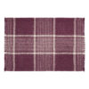 VHC-84039 - Eston Burgundy Tan Plaid Placemat Set of 2 13x19