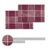 VHC-84039 - Eston Burgundy Tan Plaid Placemat Set of 2 13x19