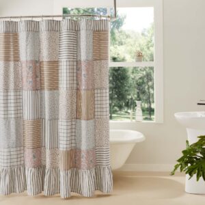 VHC-70163 - Kaila Patchwork Shower Curtain 72x72