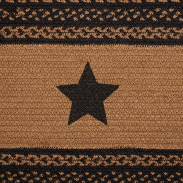 VHC-56688 - Farmhouse Jute Runner Stencil Stars 13x48